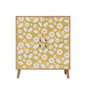 Hanah Home Multilüx Posy Armario Multiusos Sonomo, Amarillo y Blanco